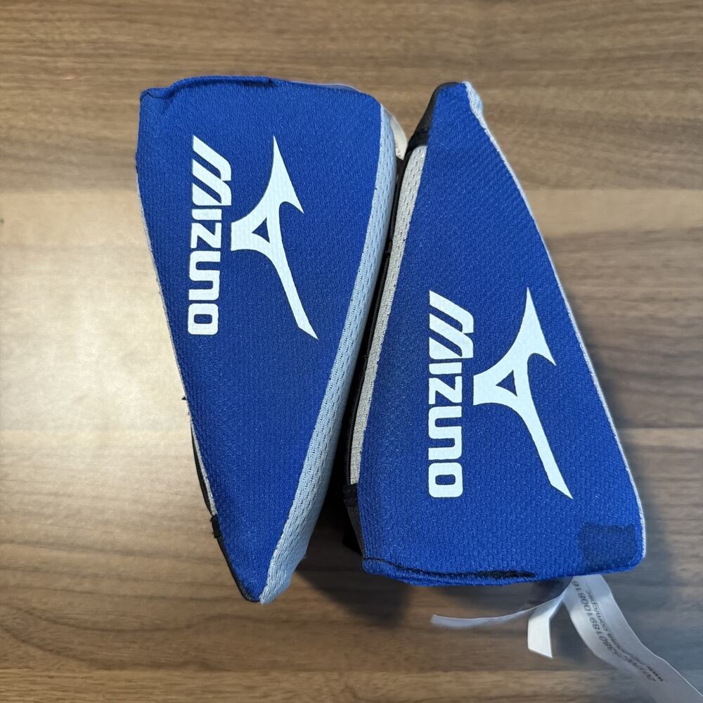 Mizuno Runbird Catcher's Knee Wedge Support Pads Small Royal Grey Pair New